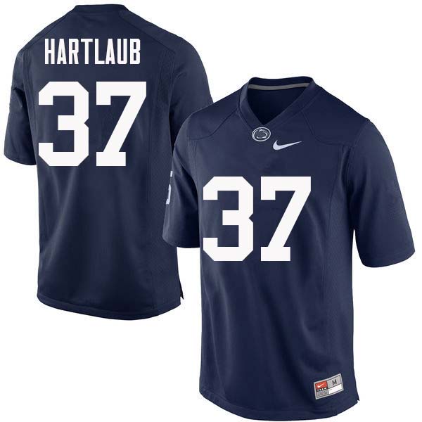 Men #37 Drew Hartlaub Penn State Nittany Lions College Football Jerseys Sale-Navy - Click Image to Close
